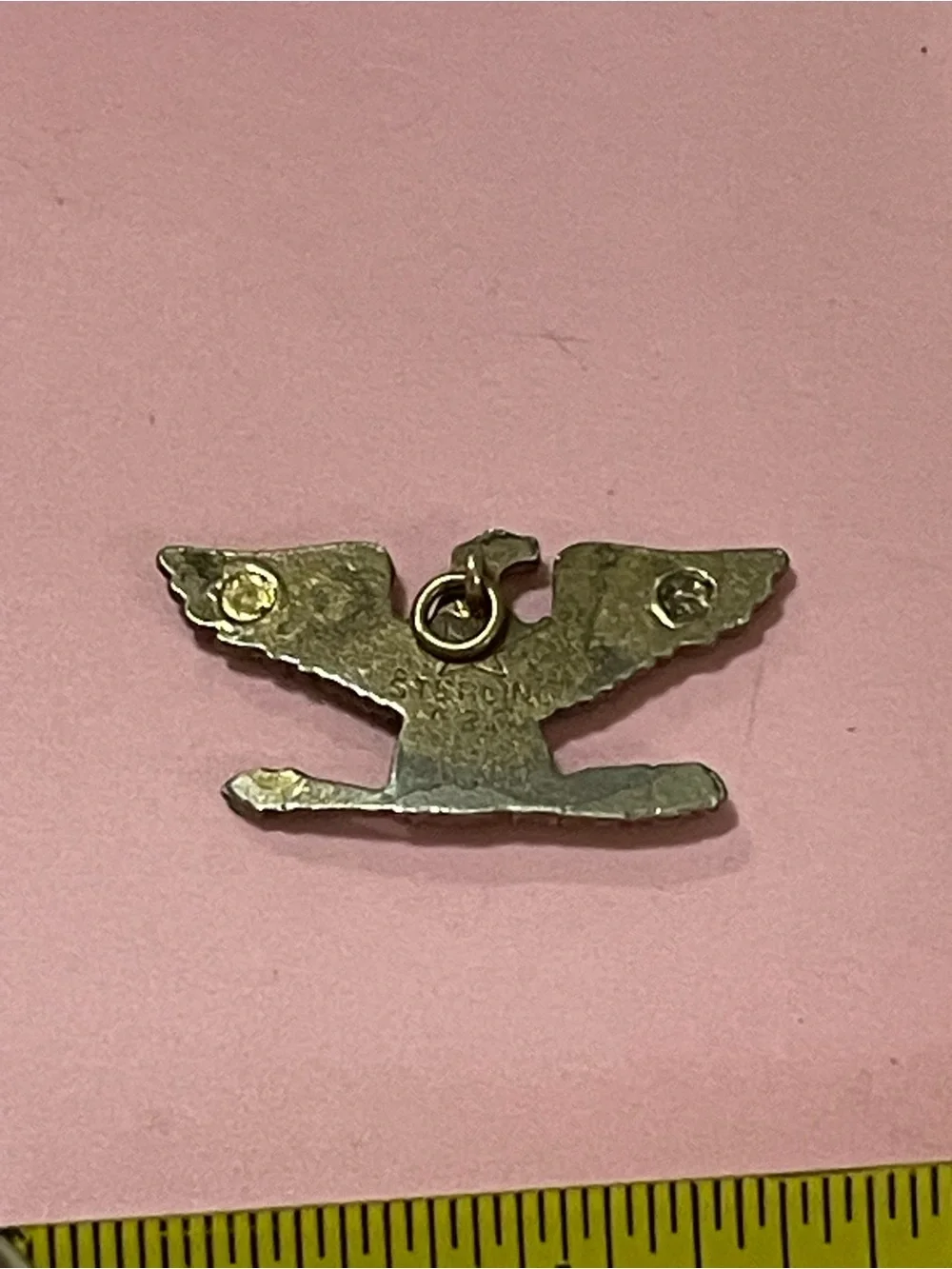 Vintage US Military Eagle Pendant #7473